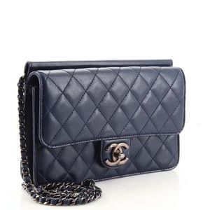 Chanel Quilted Lambskin Crossing Times Flap Bag